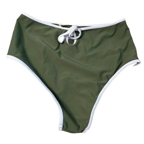 Aerie High Rise Bikini Bottoms | Size Small - Picture 2 of 3